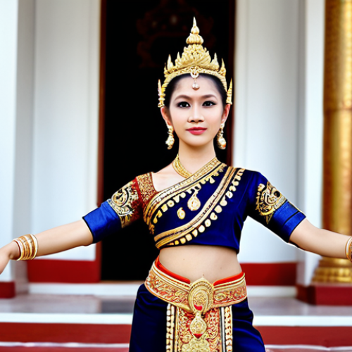 태국 전통 춤 종류 - Classical Thai Dancer**

"A professional Thai classical dancer in a stunning traditional Thai dance ...