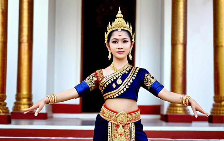 태국 전통 춤 종류 - Classical Thai Dancer**

"A professional Thai classical dancer in a stunning traditional Thai dance ...